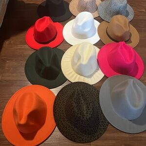 Bulk Stylish Assorted Fedora Hats